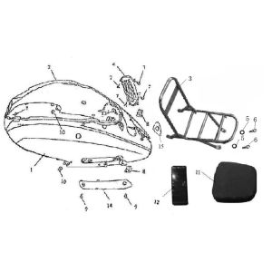 Revêtement moteur Lintex Retro HT50QT-29 bleu crème