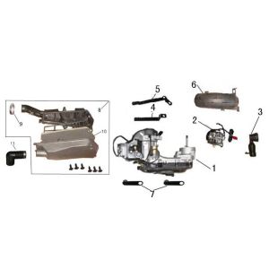 Bloc moteur China GT rose