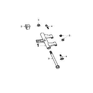 Suspension moteur Peugeot V-clic White