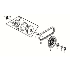 Face d'entraînement mobile Assy Sym Fiddle III 50 E3