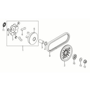 CARROSSEUR MOBILE ASSY Sym Jet 14 50I E5