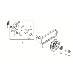Lecteur mobile face assy Sym Mio 50I E5