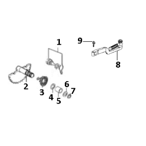 Pièces Kickstarter GY6 10/12 pouces (EURO4 ; après 2018)-Kickstarter delen GY6 10 / 12 inch (EURO4 na 2018) p tm s
