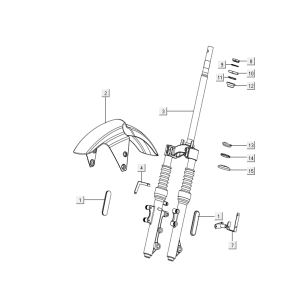 Fourche avant Niu N-GT