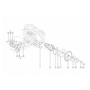Arbre à cames - soufflet GTS 125 IE