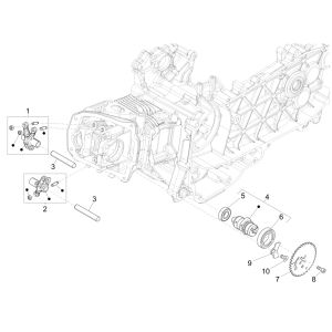Arbre à cames Vespa Sprint 125 4T 3V IE ABS E5 2021 (EMEA)