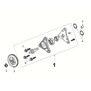 Pompe à huile Peugeot Django 4 temps E5