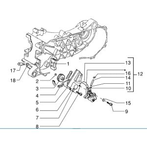 Pompe à huile Piaggio Zip RST