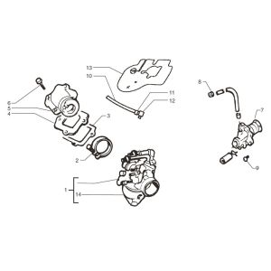 Pompe à huile - Carburateur Yamaha Neo 2 temps (jusqu'en 2003)