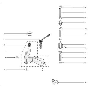 Pompe à huile 2 Peugeot Vivacity 3 2 temps