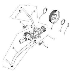 Pompe à huile AGM Venom noir