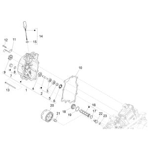 Pompe à air Piaggio Beverly 300 IE ABS E4 2016 - 2020 (EMEA)