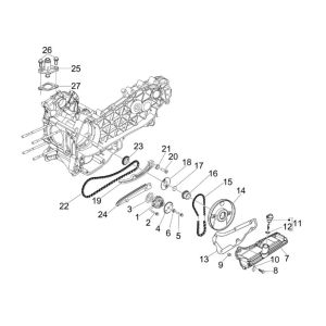 Pompe à huile GTS 125 UI
