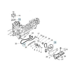 Pompe à huile Vespa GTV 250 4T 4V IE