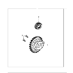 Pompe à huile Peugeot Speedfight 4 4 temps bleu/noir