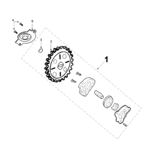 Oliepomp Peugeot Tweet 125 V E3 2013-2017