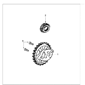 Pompe à huile Peugeot Tweet vieux gris