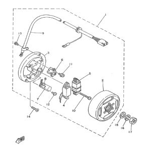 Allumage Yamaha DT-50 MX