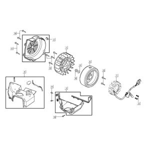 Refroidissement d'allumage AGILITY 16+ 4T 125 Mat Metallic Light Blue