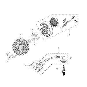 Allumage Peugeot Vivacity 3 2 temps
