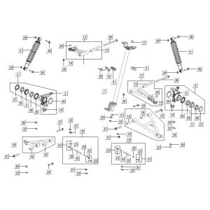 Suspension Kymco MXU 500
