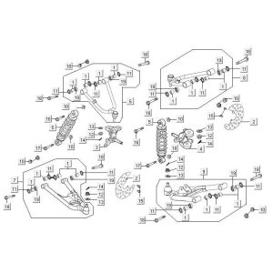 Suspension Kymco MXU 300R