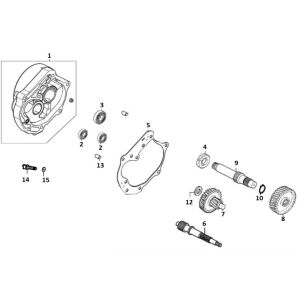 Essieu arrière 10/12 GY6 (EURO 4 ; après 2018)-Achteras 10 / 12 GY6 (EURO 4 na 2018) e tm k