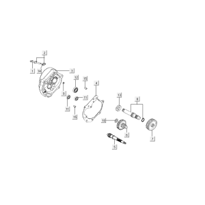 Transmission Kymco Agility Delivery 4 temps euro4 blanc