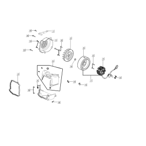 Allumage - Refroidissement Kymco People S 50i E4 Blue