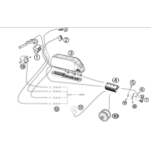 Système d'alimentation Yadea Trooper 01 Fat bike