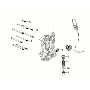 Cache carter droit Sym Mio 50I E5