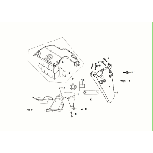 Pare-boue arrière Sym Fiddle All Euro 5