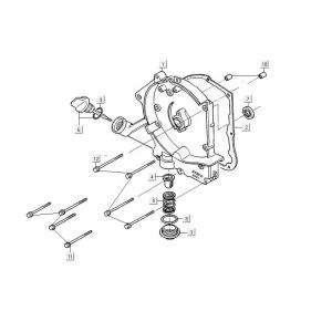 Carter droit Kymco Maxxer 90 Noir