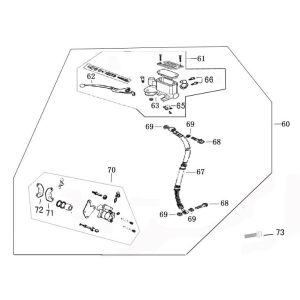 Frein droit AGM Retro Extra marron