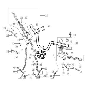 Pièces de frein Kymco Grand Dink 250cc