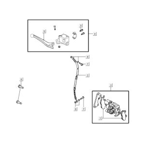 Pièces de frein Kymco K-Pipe 125cc
