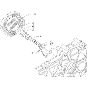 Pièces de frein Piaggio Zip 2000 2 temps AC
