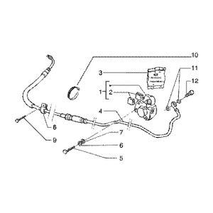 Étrier de frein arrière Gilera Runner 180cc FXR 2 temps