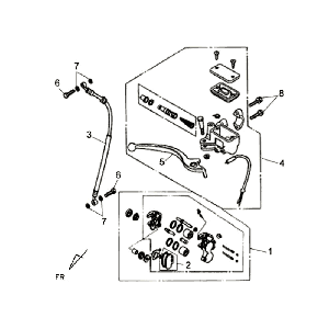 Sym Tonik Train Levier Train Trier (WH8018P) blanc