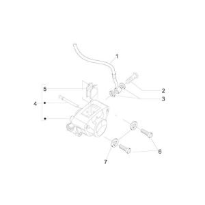 Frein Piaggio Zip 2000 2 temps AC