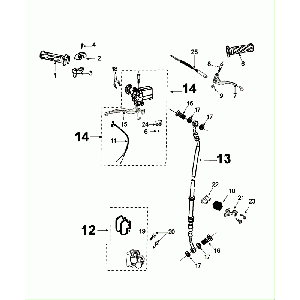 Système de freinage Peugeot Tweet Evo Euro4