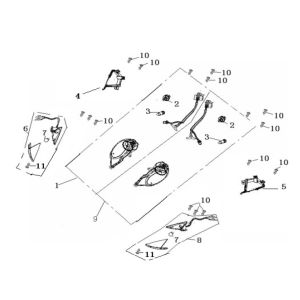 Clignotant Generic Ideo rouge 2007 2 temps