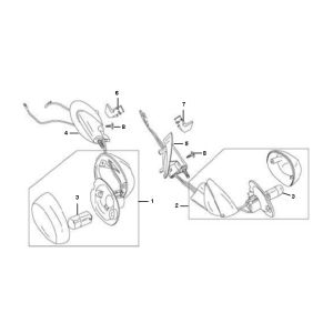 Clignotants avant Rover Fun 4 temps