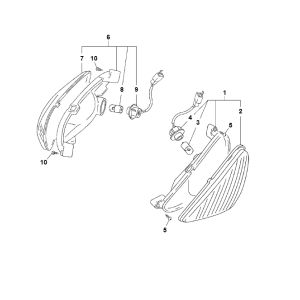 Clignotants 2 temps Yamaha Neo (jusqu'en 2003)