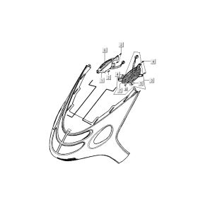 clignotants pour Kymco Dink LC 2 temps argent