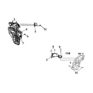 RR. fender Sym ADX 125i ABS+ E5 2023