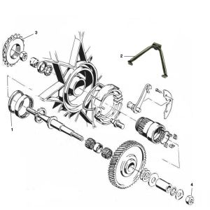 Moyeu arrière Sachs