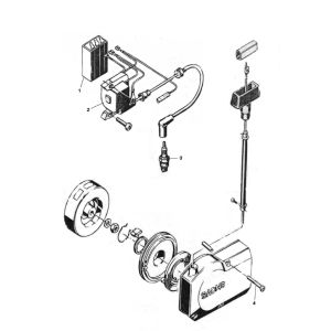 Démarrage manuel d'allumage Sachs