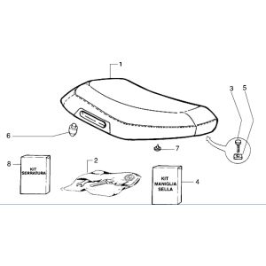 Selle Piaggio Zip RST