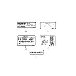 Autocollants de sécurité Kymco Super9 2 temps nm argent